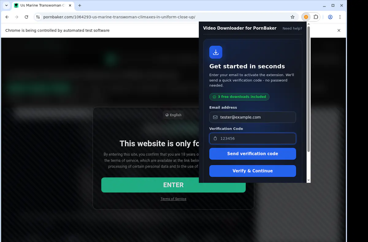Pornbaker Video Downloader screenshot 4
